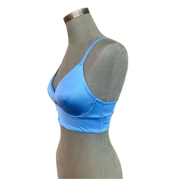 NWT Women’s Sports Bra Adore Me Kali Contour Athletic Bra Blue Padded Bra - Picture 5 of 10